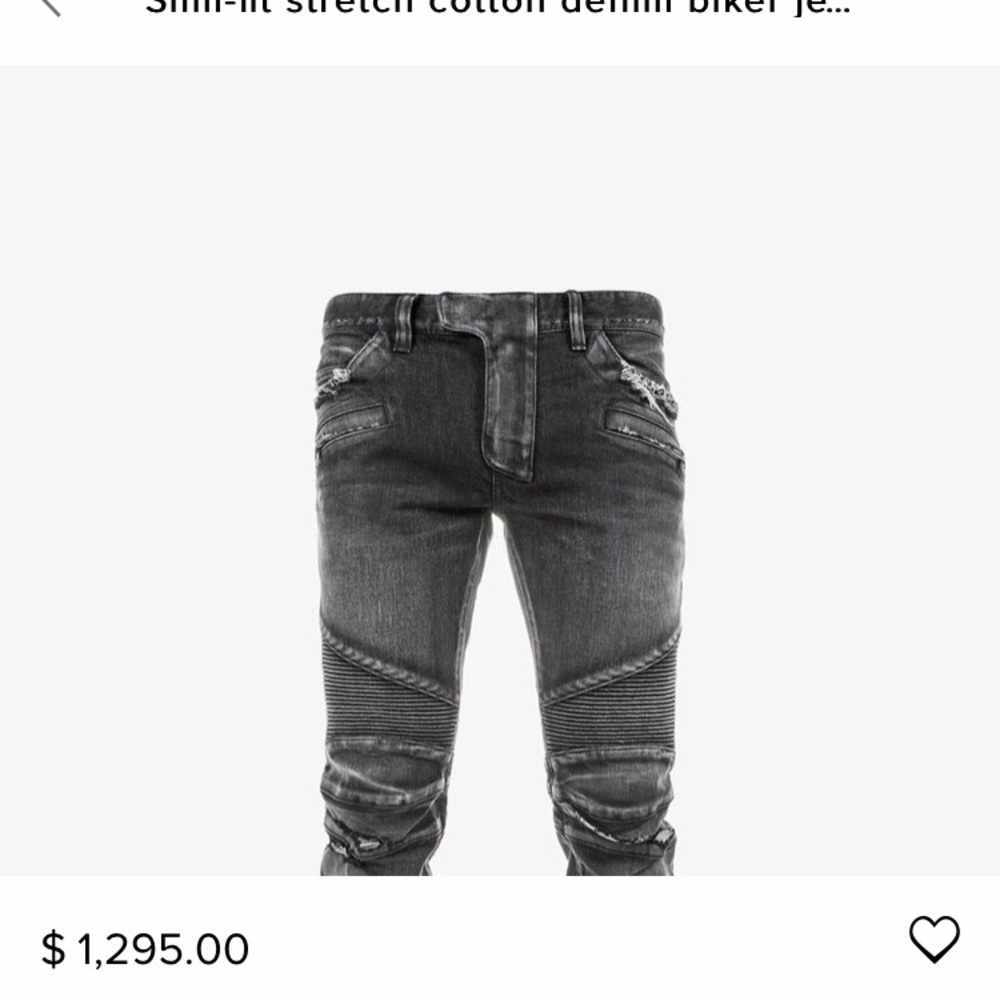 Authentic Balmain jeans